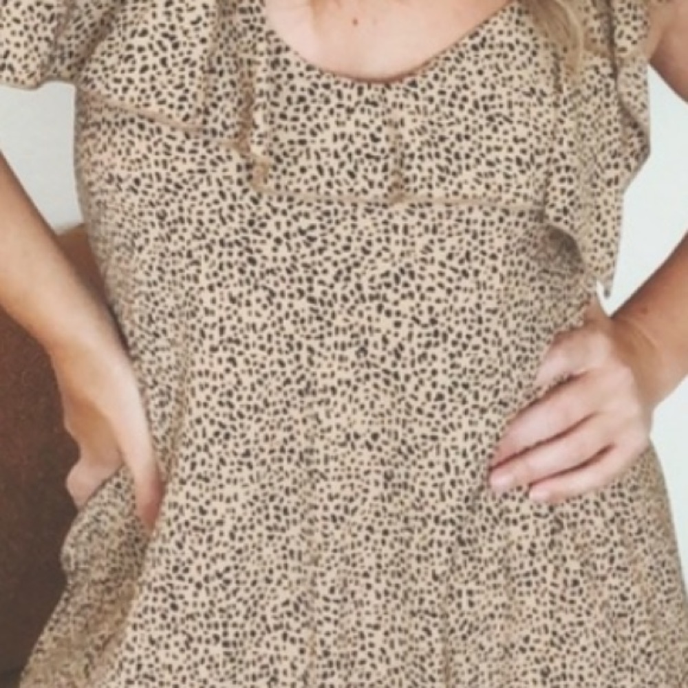 Animal Print Woven Midi Dress - Picture 12 of 12